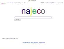 Tablet Screenshot of najeco.com